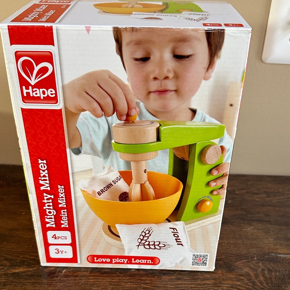 Hape Mighty Mixer - Vibrant Green and Yellow